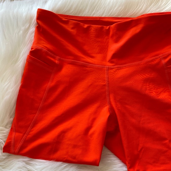 OLD NAVY High-Waisted Orange Bike Shorts - Picture 2 of 11